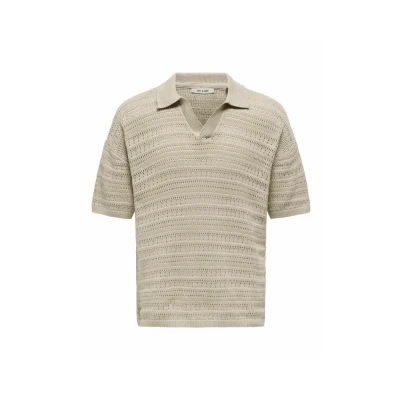 Abbildung von Only &amp; Sons Poloshirt, Herren, Größe: XS, Silver lining