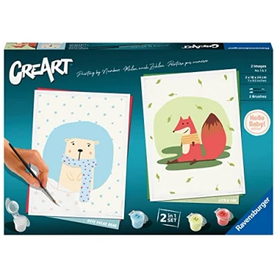 Abbildung von Ravensburger CreArt Malen nach Zahlen 23655 Hello Baby Set ab 12 Jahren