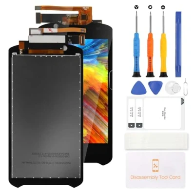 Abbildung von LCD Bildschirm für Zebra TC52 TC57 Ersatz Diaply Touchscreen Digitizer Assembly Reparaturteile mit Werkzeugen (Schwarz)…