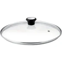Abbildung von Tefal Glasdeckel 32 cm, Edelstahlfassung, Spülmaschinenfest, Dampfventil, Thermokunststoffgriff, 28097912