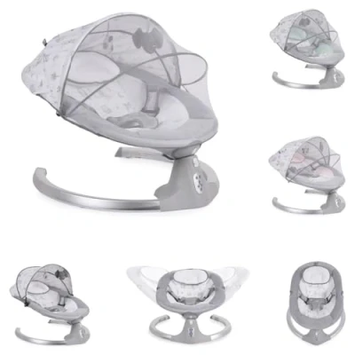 Abbildung von Cangaroo Babywippe Ari Musikfunktion, Timer Fernbedienung Moskitonetz Bluetooth