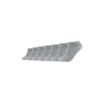 Abbildung von camano SOFT Sneaker Unisex 7 PACK Socken, Größe: 43 46, Light grey melange