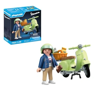 Abbildung von Playmobil® Konstruktions Spielset 1969 Vespa 150 Sprint Veloce, Hellgrün (71621), Vespa, (20 St), Made in Europe