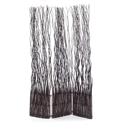 Abbildung von DESIGN DELIGHTS Paravent RAUMTEILER &quot;WAVE 3&quot;, Weide, 170x120cm (HxB), Paravent, Trennwand