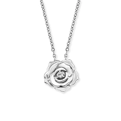 Abbildung von Engelsrufer Kette mit Anhänger Rose, ERN ROSE ZI, Zirkonia (synth)