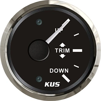Abbildung von KUS wasserfest Trim Gauge Meter oben 52mm 12V/24V mit Hintergrundbeleuchtung