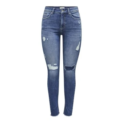 Abbildung von ONLY Onlblush MID RISE Jeans Skinny Fit, Damen, Größe: XSx30, Medium blue denim