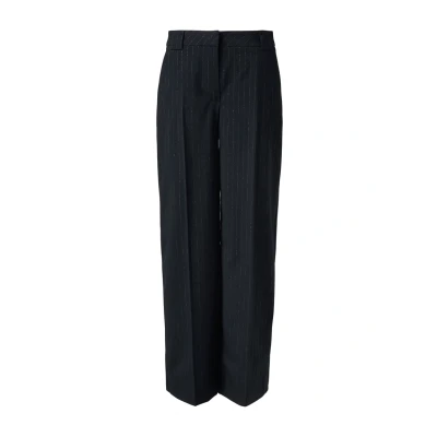 Abbildung von comma Nadelstreifen Chino, Damen, Größe: 38, Navy