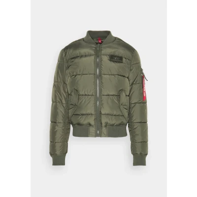 Abbildung von Alpha Industries MA1 Puffer Bomber Bomberjacke, Herren, Größe: XXL, Dark olive