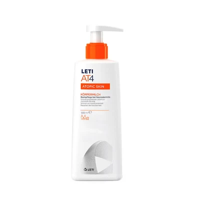 Abbildung von LETI AT4 KÖRPERMILCH Feuchtigkeitspflege, Größe: 500 ml, Weiß