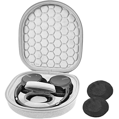 Abbildung von ProCase Kopfhörertasche für Sony WH CH720N/ WH1000XM5/ WH1000XM4/ WHXB910N/ WHCH710N/ WHXB900N/ Bose 700/ QC35 II Headset Reisetasche Wireless Noise Cancelling Kopfhörer, Hard Case Grau