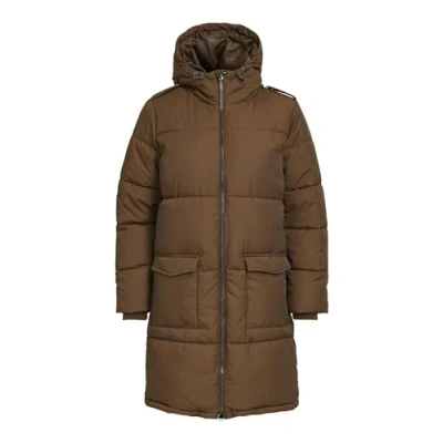 Abbildung von Object Objzhanna L/S Wintermantel, Damen, Größe: XL, Dark earth