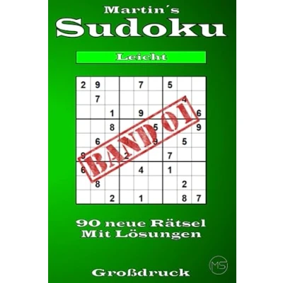 Abbildung von Martin&#039;s Sudoku Band 1: Schwierigkeitsstufe Einfach 90 neue Kulträtsel Als Großdruck