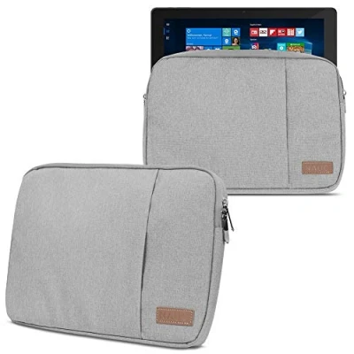 Abbildung von NAmobile Schutzhülle kompatibel für Wortmann Terra Pad 1162 11,6 Zoll Hülle Tablet Tasche in Schwarz oder Grau Case Cover, Farbe:Grau