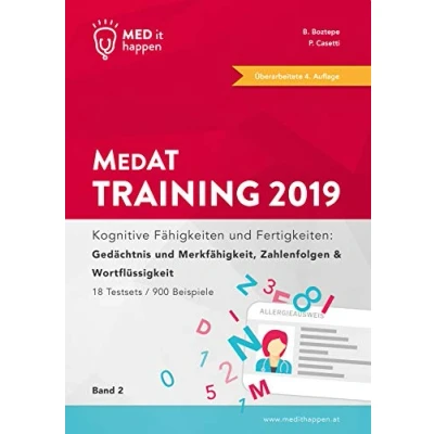 Abbildung von MEDithappen MedAT Training 2019, Band 2: Kognitive Fähigkeiten und Fertigkeiten: Gedächtnis Merkfähigkeit, Zahlenfolgen &amp; Wortflüssigkeit (MedAT Economy Paket 2019)