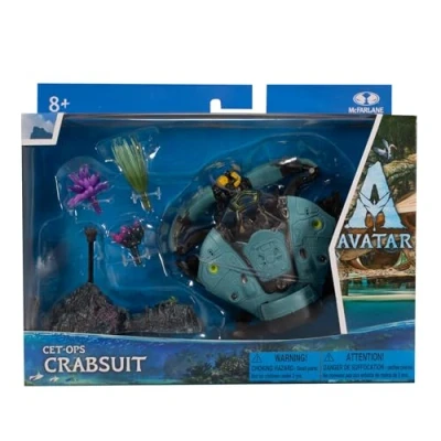 Abbildung von McFarlane Toys Actionfigur Avatar: The Way of Water, (Playset, mit 6 cm RDA Figur und weiterem Zubehör), CET OPS Crabsuit