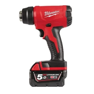 Abbildung von MILWAUKEE 4933459772 Heißluftgebläse Akku mit Zubehör, Ladegerät, Batterie