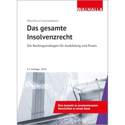 Abbildung von Das gesamte Insolvenzrecht: Ausgabe 2025; Die Rechtsgrundlagen für Ausbildung und Praxis