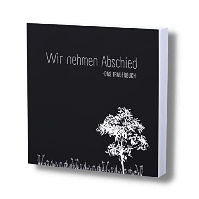 Abbildung von Wir nehmen Abschied Kondulenzbuch Beerdigung: Ein Gedenkbuch bei Trauerfeiern (Kondolenzbuch Trauerfeier, Band 6)