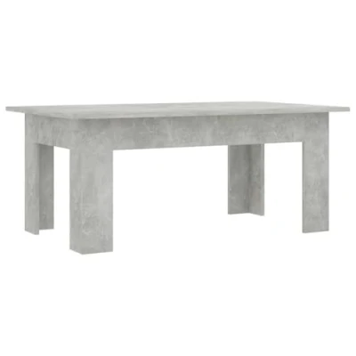Abbildung von vidaXL Couchtisch Modern Beistelltisch Wohnzimmertisch Kaffeetisch Sofatisch Teetisch Telefontisch Tisch Betongrau 100x60x42cm Holzwerkstoff