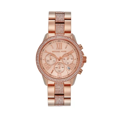 Abbildung von Michael Kors Brynn Chronograph, Damen, Größe: One Size, Rose gold
