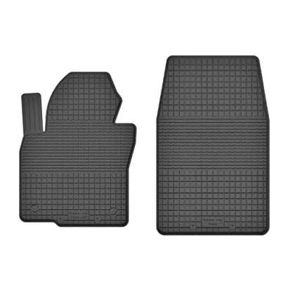 Abbildung von 2 Stück Gummifußmatten Vorne kompatibel mit Hyundai ix35 (Bj. 2009 2016) ideal angepasst