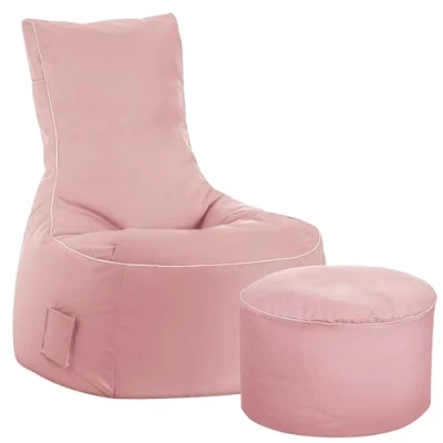 Abbildung von Sitting Point Sitzsack Set Scuba Swing + Hocker Altrose