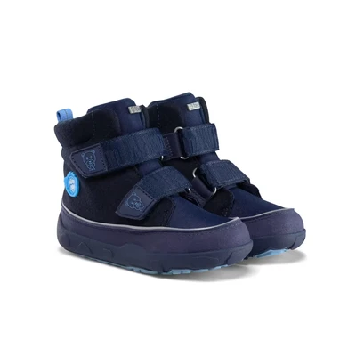 Abbildung von Affenzahn Winterstiefel Wolle Comfy Bär 21 Blau