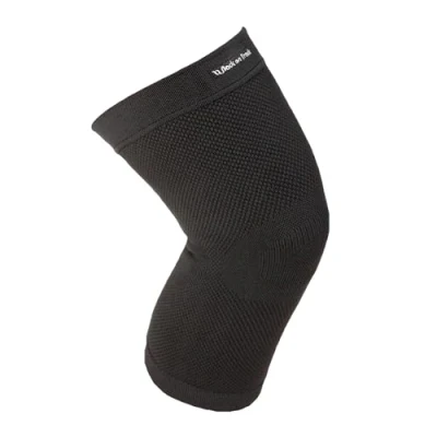 Abbildung von Back on Track Physio Knieschoner 4way stretch Schwarz S 33 38 cm