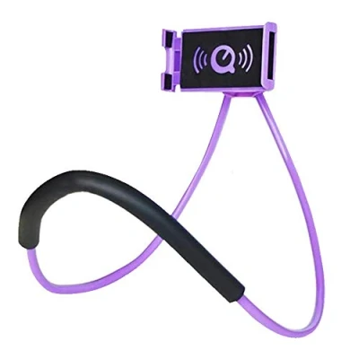 Abbildung von Handy Halter, Universeller intelligenter Stand,Flexible Langer Arm Mobiltelefon Halter Stand 360 Drehbarem Flexiblem Neck Mobile Phone Holder Halterung (lila)