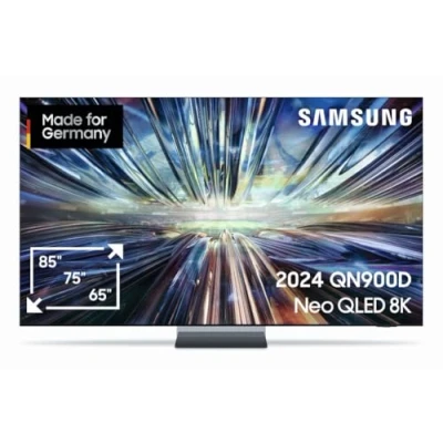 Abbildung von Samsung Neo QLED 8K QN900D Fernseher 85 Zoll, TV mit Quantum HDR Pro, Neural AI Gen3 Prozessor, Upscaling, Smart TV, KI GQ85QN900DTXZG, Deutsches Modell [2024]
