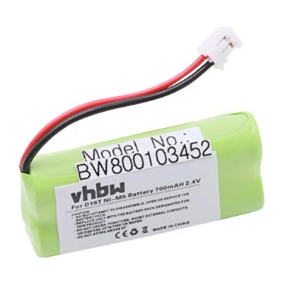 Abbildung von vhbw 1x Akku kompatibel mit Sagem D16T, D16T Duo, D21T, D21V, Duo 2, D18T schnurlos Festnetz Telefon (700 mAh, 2,4 V, NiMH) Ersatz für 2SN AAA55H S JP1