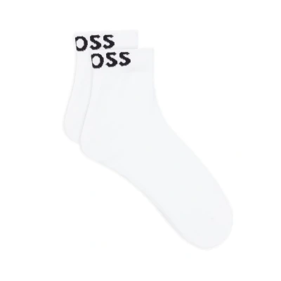 Abbildung von HUGO LOGO 2 PACK Socken, Damen, Größe: 35 38, White