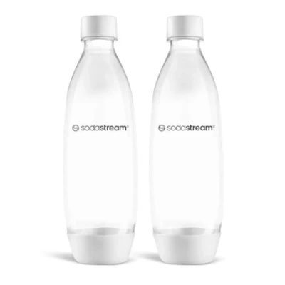 Abbildung von Flaschen SodaStream Fuse White (geeignet für Sprudelwasserbereiter), 2 x 1 l