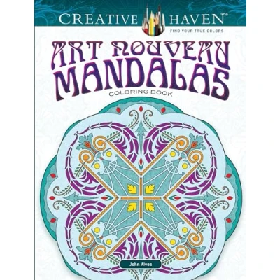 Abbildung von Creative Haven Art Nouveau Mandalas Coloring Book (Adult Books: Mandalas)