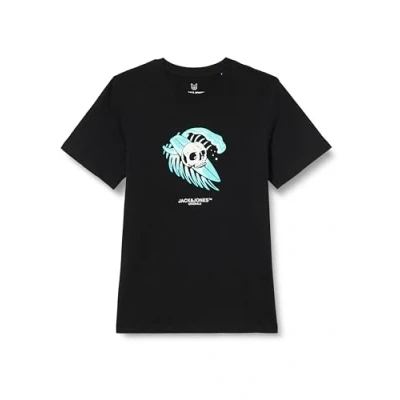 Abbildung von JACK&amp;JONES Jungen JORTAMPA FASTRUNNER2 Tee SS Crew JNR T Shirt, Black, 140 cm
