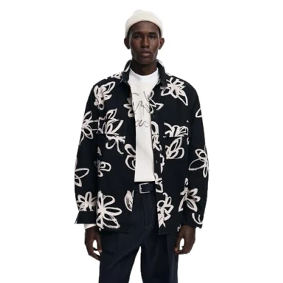 Abbildung von Desigual Hemd, Herren, Größe: Large, Black