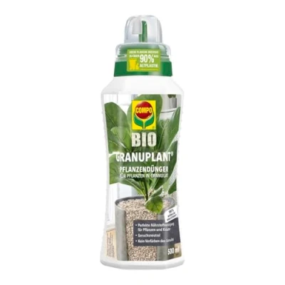 Abbildung von COMPO Bio GRANUPLANT Pflanzendünger 100% pflanzliche Inhaltsstoffe Flüssigdünger für Pflanzen in Semi und Hydrokultur 500 ml