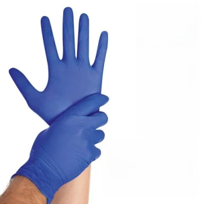 Abbildung von Franz Mensch Hygostar Nitrilhandschuhe Safe Light puderfrei, kobaltblau, 10/XL, 24cm, 100 Stück, Einweghandschuhe, Einmalhandschuhe, in Gr. XS, S, M, L, XL &amp; XXL verfügbar