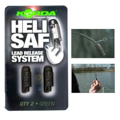 Abbildung von Korda Heli Safe Bleiauslösesystem Grün Karpfen Vorfachmaterial