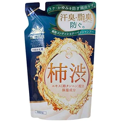 Abbildung von Sun Wish Persimmon Juice EX Shampoo 400ml Refill (Green Tea Set)
