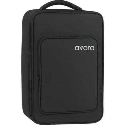 Abbildung von Avora Universal Cajon Tasche Gepolsterte Transporttasche mit Rucksackfunktion, Große Außentasche für Zubehör &amp; Noten Langlebiges Nylongewebe Passend bis 50x31x31 cm Schwarz