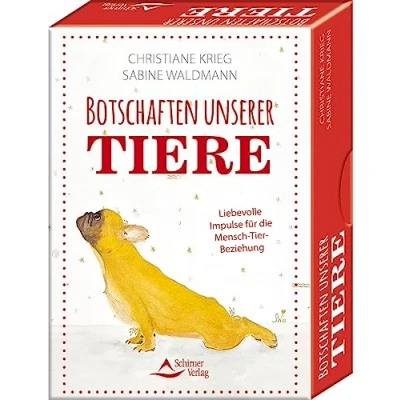 Abbildung von Botschaften unserer Tiere Liebevolle Impulse für die Mensch Tier Beziehung: Set mit Buch und 40 Karten