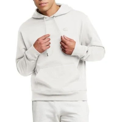Abbildung von Champion Herren Powerblend Pullover Hoodie Kapuzenpullover, weiß, X Large