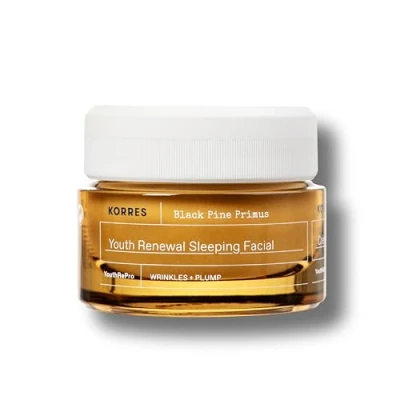 Abbildung von KORRES Black Pine Primus Erneuernde Nachtcreme gegen Falten 40 ml