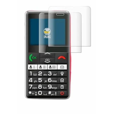 Abbildung von BROTECT 2 Stück Full Cover Schutzfolie für Emporia Pure LTE Screen Displayschutz Folie [3D Curved, Anti Fingerprint, Kristall Klar]
