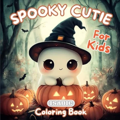 Abbildung von Spooky Cutie Coloring Book: A Fun and Friendly Halloween Book for Kids!