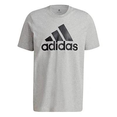 Abbildung von adidas Performance Essentials BIG LOGO Tshirt print, Herren, Größe: XL, Grey
