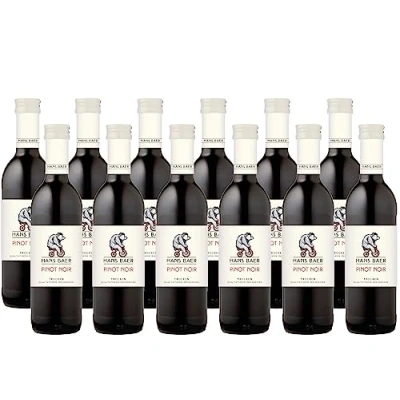 Abbildung von Hans Baer Pinot Noir Trocken Rotwein Qualitätswein aus Rheinhessen, Deutschland (12 x 0,25 L)