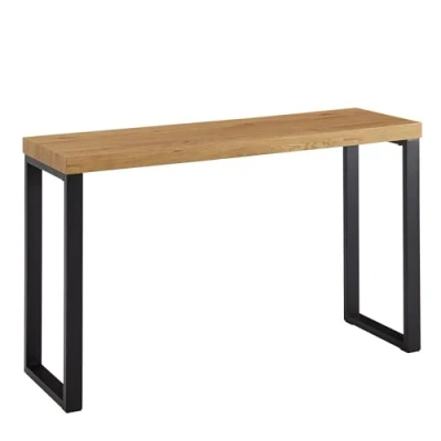 Abbildung von WOHNLING Konsolentisch 120x39x75,5cm Anrichte Ablagetisch Flurtisch Eiche Tisch